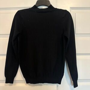 Elegant Black Turtleneck Sweater for Women